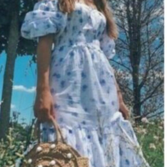 NWT Love Shack Fancy for Target Gemma Maxi Dress - Picture 2 of 7